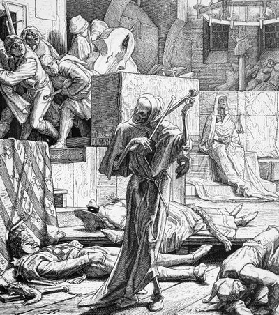 Death as Assassin by Alfred Rethel
